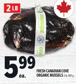 Metro FRESH CANADIAN COVE ORGANIC MUSSELS offer