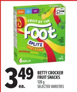 Metro BETTY CROCKER FRUIT SNACKS offer