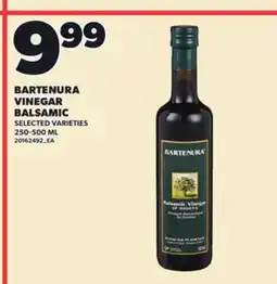 Loblaws BARTENURA VINEGAR BALSAMIC offer