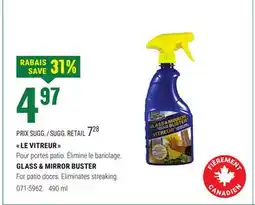 BMR LE VITREUR offer