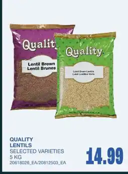 Wholesale Club LENTILS offer