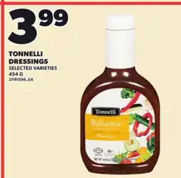 Loblaws TONNELLI DRESSINGS offer