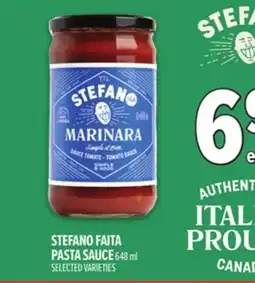 Metro STEFANO FAITA PASTA SAUCE offer