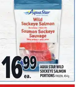 Metro AQUA STAR WILD SOCKEYE SALMON PORTIONS offer
