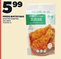 Loblaws PEREG MATZO BAG offer