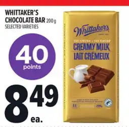 Metro WHITTAKER'S CHOCOLATE BAR offer