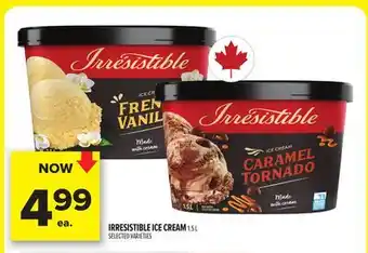 Metro IRRESISTIBLE ICE CREAM offer