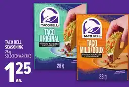 Metro TACO BELL SEASONING offer