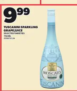 Loblaws TUSCANINI SPARKLING GRAPE JUICE offer