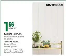 BMR PANNEAU  SHIPLAP  offer