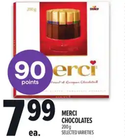 Metro MERCI CHOCOLATES offer