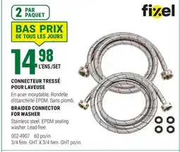 BMR BRAIDED CONNECTOR WASHER offer