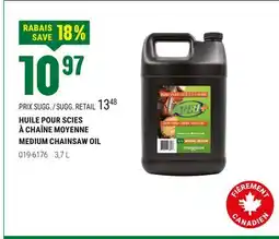 BMR HUILE POUR SCIES À CHAÎNE MOYENNE offer