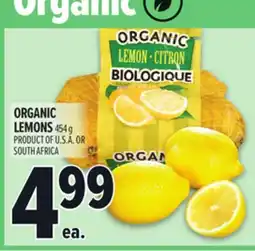 Metro ORGANIC LEMONS offer