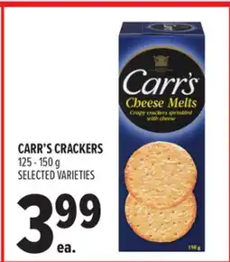 Metro CARR'S CRACKERS offer