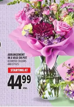 Metro ARRANGEMENT IN A VASE OR POT offer