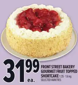 Metro FRONT STREET BAKERY GOURMET FRUIT TOPPED SHORTCAKE offer