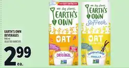 Metro EARTH'S OWN BEVERAGES offer
