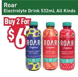 Healthy Planet Roar Electrolyte Drink offer