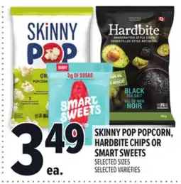 Metro SKINNY POP POPCORN, HARDBITE CHIPS OR SMART SWEETS offer