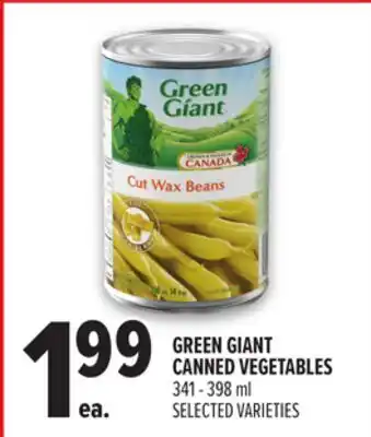 Metro GREEN GIANT CANNED VEGETABLES offer