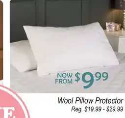 Oxford Mills Wool Pillow Protector offer