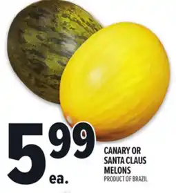 Metro CANARY OR SANTA CLAUS MELONS offer