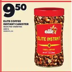 Loblaws ELITE COFFEE INSTANT CANISTER offer