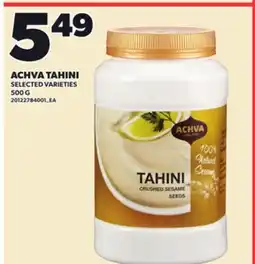 Loblaws ACHVA TAHINI offer