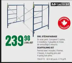 BMR ENS. D'ÉCHAFAUDAGE offer