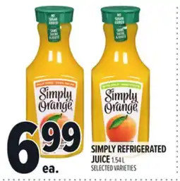Metro SIMPLY REFRIGERATED JUICE offer