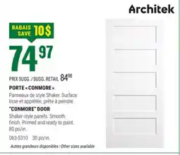 BMR PORTE  CONMORE  offer