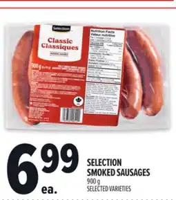 Metro SELECTION SMOKED SAUSAGES offer