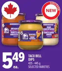 Metro TACO BELL DIPS offer
