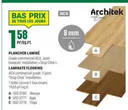 BMR PLANCHER LAMINÉ offer