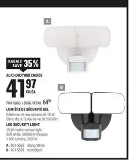 BMR LUMIÈRE DE SÉCURITÉ DEL offer