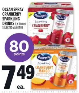 Metro OCEAN SPRAY CRANBERRY SPARKLING DRINKS offer