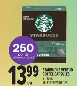 Metro STARBUCKS VERTUO COFFEE CAPSULES offer