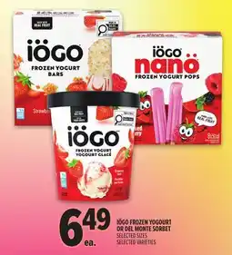 Metro IÖGO FROZEN YOGOURT OR DEL MONTE SORBET offer
