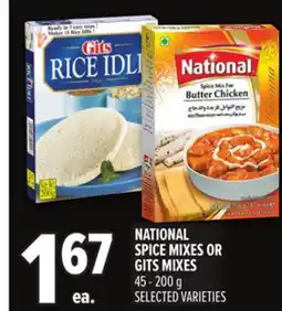 Metro NATIONAL SPICE MIXES OR GITS MIXES offer