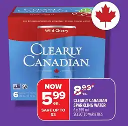 Metro CLEARLY CANADIAN SPARKLING WATER offer