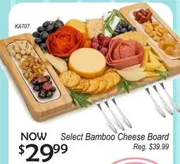 Oxford Mills Select Bamboo Cheese Board offer