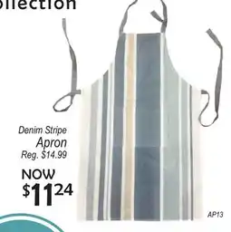 Oxford Mills Denim Stripe Apron offer