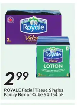Sobeys ROYALE Facial Tissue offer