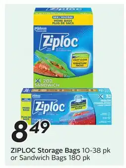Sobeys ZIPLOC Storage Bags offer
