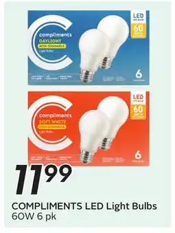 Sobeys COMPLIMENTS LED Light Bulbs offer