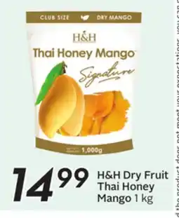 Sobeys H & H Dry Fruit Thai Honey Mango offer