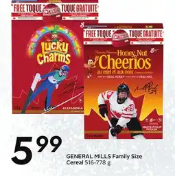 Sobeys GENERAL MILLS Family Size Cereal offer