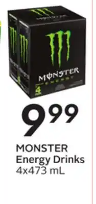 Sobeys MONSTER Energy Drinks offer