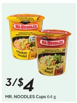 Sobeys MR. NOODLES Cups offer